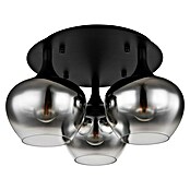 Globo Deckenleuchte Maxy (Ø x H: 450 x 255 mm, Anzahl Leuchtmittel: 3 Stk., Rauchgrau, E27, 40 W) | BAUHAUS
