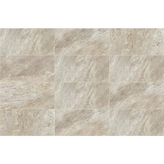 Atlas Concorde Solution Regent Feinsteinzeugfliese Ivory - 60 x 120 cm, Beige/Braun, Matt - Nahaufnahme eines Fliesenmusters, das eine natürliche Steinoptik mit subtilen Farbvariationen und Texturen für ein elegantes Erscheinungsbild bietet.