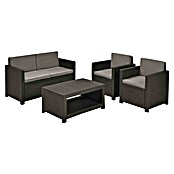 Allibert Loungemöbel-Set Monaco (4 -tlg., Graphit) | BAUHAUS