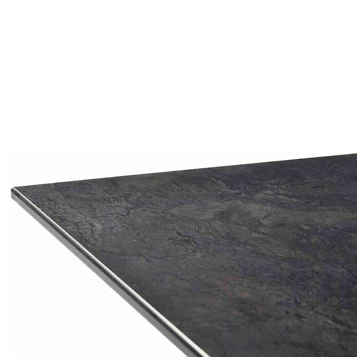 Sieger Gartentisch (L x B x H: 120 x 80 x 71 cm, Polytec, Graphit-Anthrazit, Klappbar) | BAUHAUS