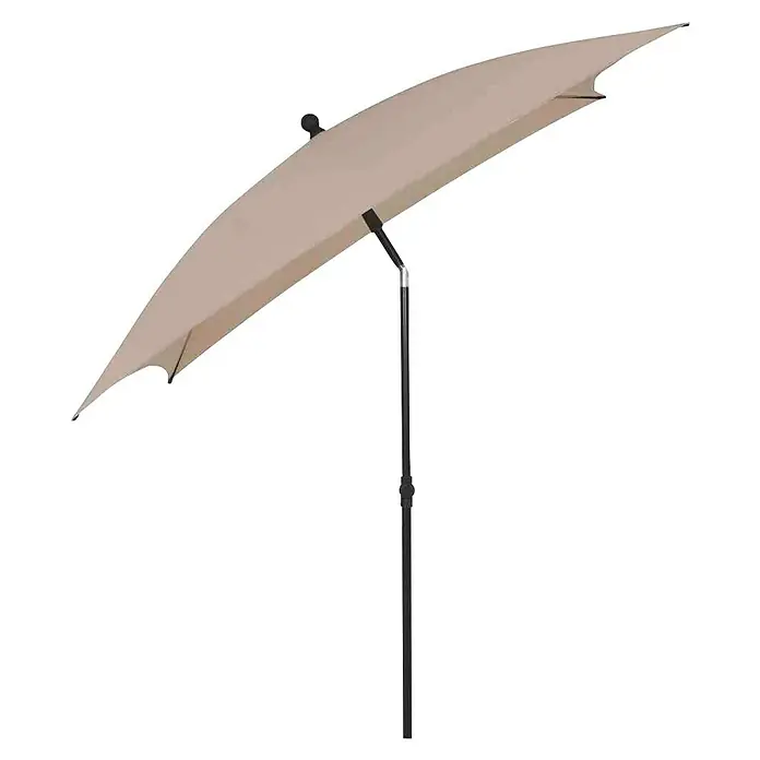 Siena Garden Marktschirm City Push - Natur, Bespannungsmaß (L x B): 180 x 180 cm - Ein Sonnenschirm in einem sanften Beigeton bietet Schatten und Schutz vor der Sonne. Ideal für Garten, Terrasse oder Balkon.
