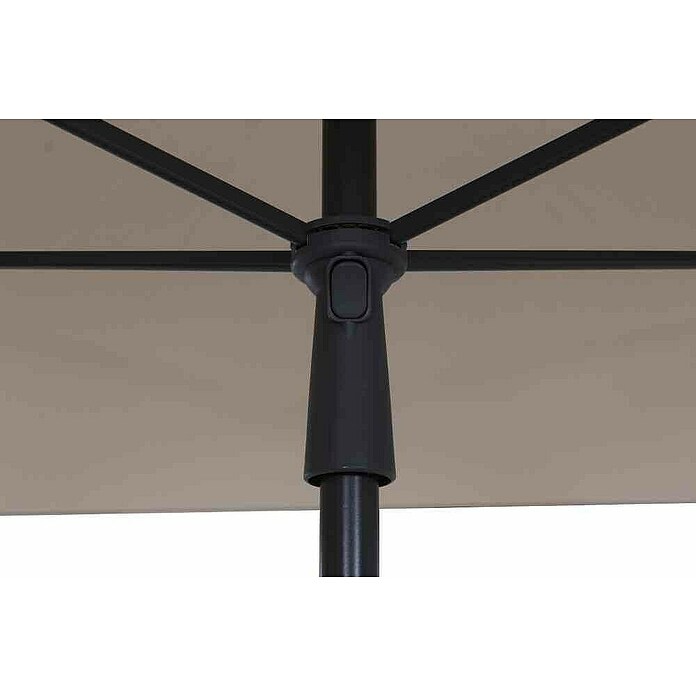 Siena Garden Marktschirm City Push (Natur, Bespannungsmaß (L x B): 180 x 180 cm) | BAUHAUS