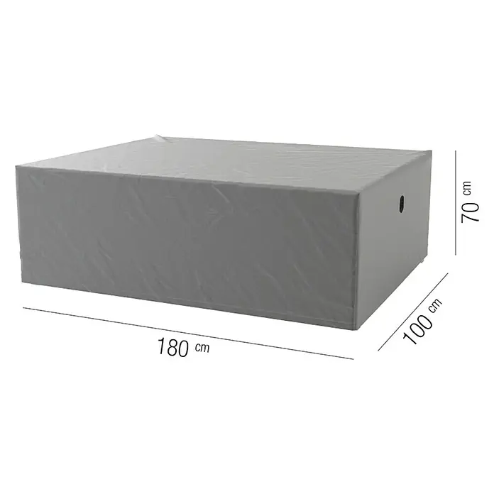 Siena Garden Tisch-Schutzhülle AquaShield - 180 x 100 x 70 cm, Kunststoff - Abdeckung für Gartenmöbel, rechteckig, 180 x 100 x 70 cm, wasserdicht und schützt vor Witterungseinflüssen. Ideal zum Schutz Ihrer Gartenmöbel.