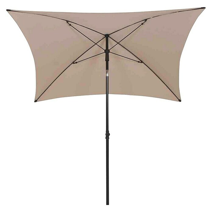 Siena Garden Marktschirm City Push (Natur, Bespannungsmaß (L x B): 180 x 180 cm) | BAUHAUS