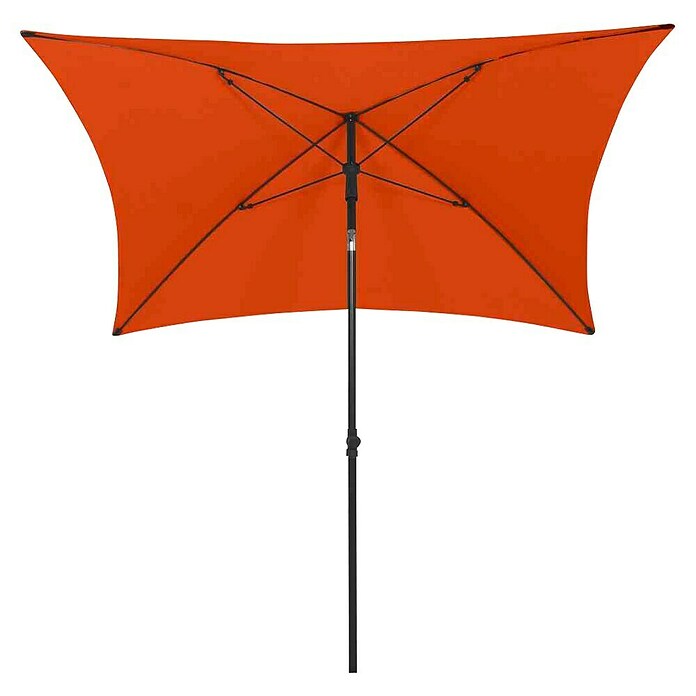 Siena Garden Marktschirm City Push (Terracotta, Bespannungsmaß (L x B): 180 x 180 cm) | BAUHAUS