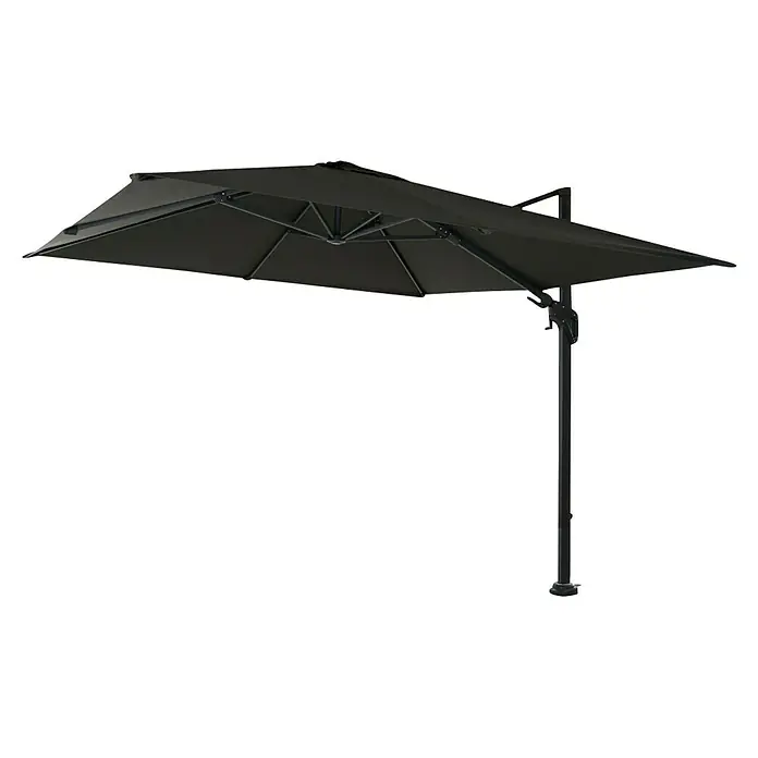 Siena Garden Ampelschirm Fagus N+ - Anthrazit, Bespannungsmaß (L x B): 300 x 300 cm - Dieser freitragende Sonnenschirm spendet Schatten und ist eine tolle Ergänzung für jeden Außenbereich. Der Schirm ist in verschiedenen Farben erhältlich.