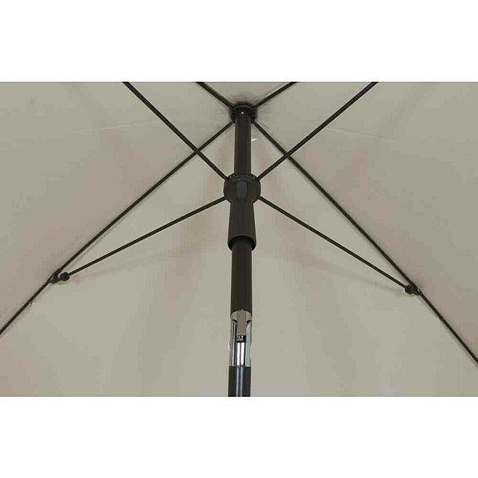 Siena Garden Marktschirm City Push (Natur, Bespannungsmaß (L x B): 180 x 180 cm) | BAUHAUS