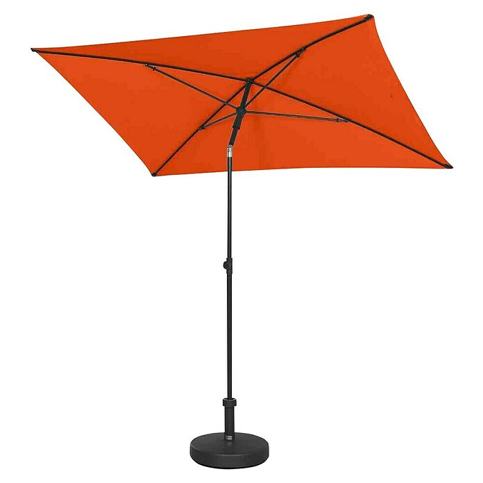 Siena Garden Marktschirm City Push (Terracotta, Bespannungsmaß (L x B): 140 x 210 cm) | BAUHAUS