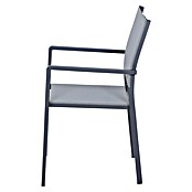 Siena Garden Stapelsessel Leeds (Ranotex-Gewebe, Stapelbar, Anthrazit, B x T x H: 58 x 54 x 88 cm) | BAUHAUS