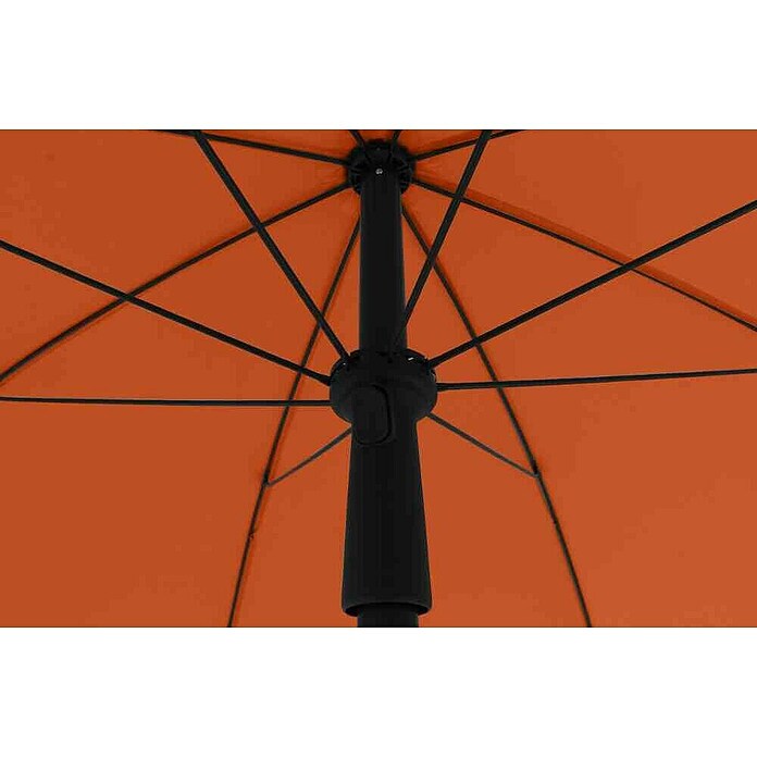 Siena Garden Marktschirm rund City Push (Terracotta, Durchmesser Bespannung: 180 cm) | BAUHAUS