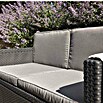 Allibert Loungemöbel-Set Monaco (4 -tlg., Kunststoffgeflecht, Polyester, Graphit) | BAUHAUS