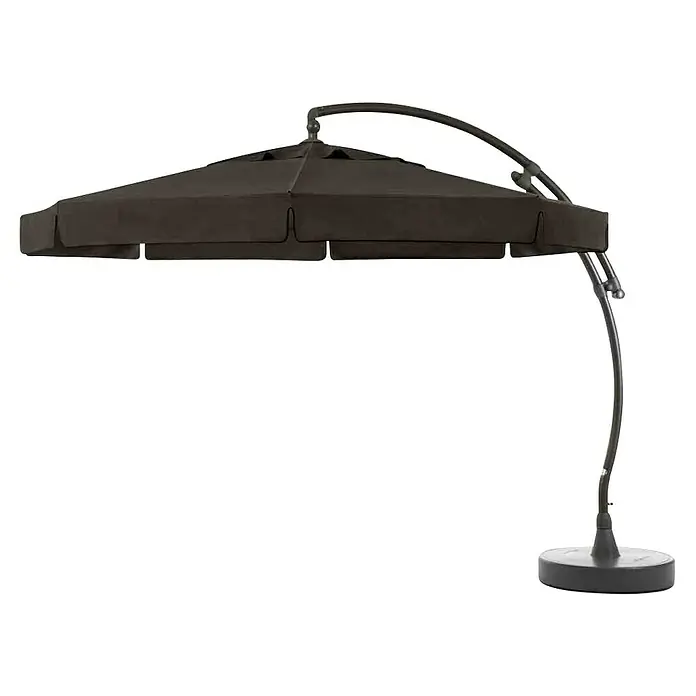 Sun Garden Schirmbezug Easy Sun - Anthrazit, Passend für: Sunfun Ampelschirmgestell Easy Sun, 350 cm - Der elegante, freitragende Sonnenschirm mit seinem robusten Ständer spendet Schatten und ist ein Blickfang für jeden Außenbereich.