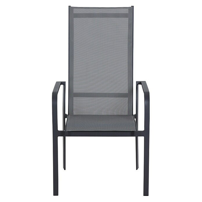 Siena Garden Stapelsessel Carlton (Ranotex-Gewebe, Stapelbar, Anthrazit, B x T x H: 60 x 63 x 113 cm) | BAUHAUS