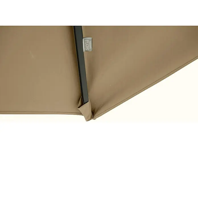 Siena Garden Ampelschirm Fagus N+ - Taupe, Bespannungsmaß (L x B): 300 x 300 cm - Nahaufnahme eines Gartenschirms der Marke Siena Garden, der robusten Schatten und Schutz vor der Sonne bietet.