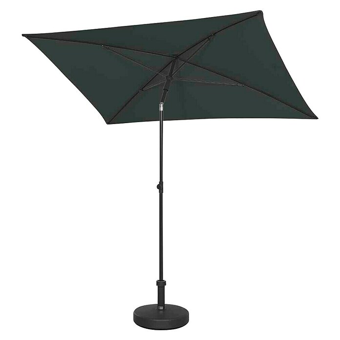 Siena Garden Marktschirm City Push (Anthrazit, Bespannungsmaß (L x B): 140 x 210 cm) | BAUHAUS