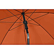 Siena Garden Marktschirm rund City Push (Terracotta, Durchmesser Bespannung: 180 cm) | BAUHAUS