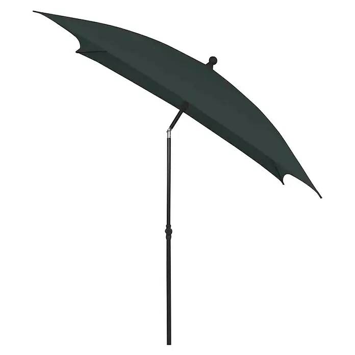 Siena Garden Marktschirm City Push - Anthrazit, Bespannungsmaß (L x B): 180 x 180 cm - Schwarzer, rechteckiger Sonnenschirm mit verstellbarem Ständer, ideal für Terrassen und Gärten. Effektiver Sonnenschutz im Außenbereich.