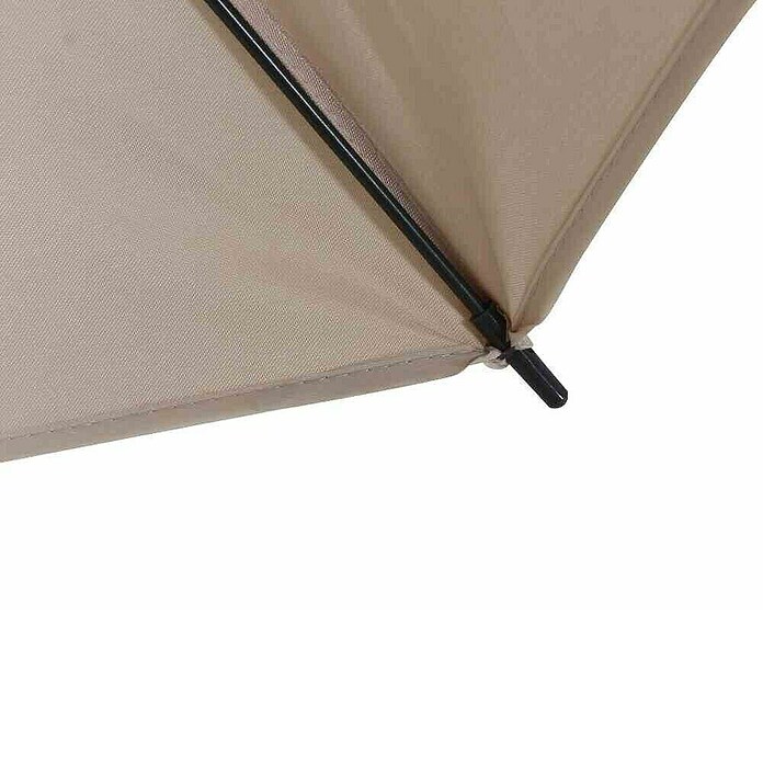 Siena Garden Marktschirm rund City Push (Natur, Durchmesser Bespannung: 180 cm) | BAUHAUS