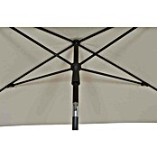 Siena Garden Marktschirm City Push (Natur, Bespannungsmaß (L x B): 140 x 210 cm) | BAUHAUS