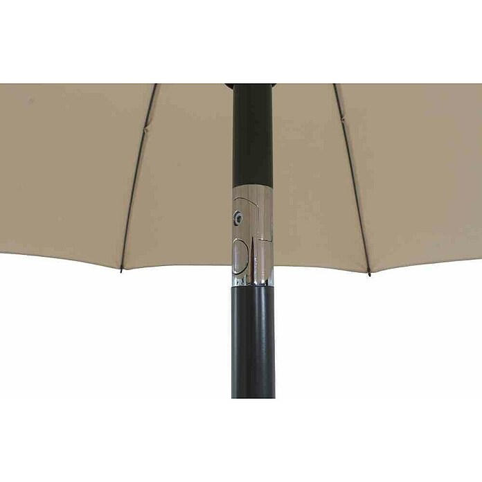 Siena Garden Marktschirm rund City Push (Natur, Durchmesser Bespannung: 180 cm) | BAUHAUS