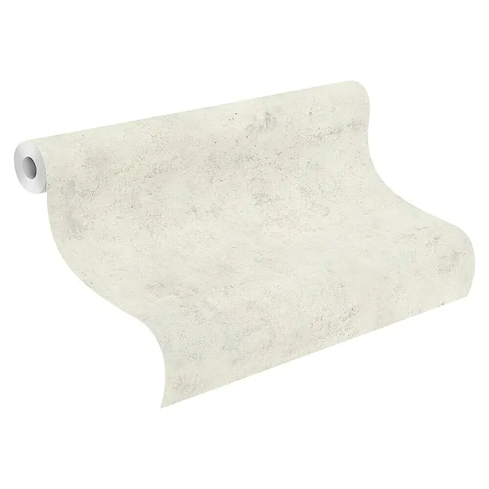 Rasch Vliestapete Beton - Weiß, Betonoptik, 10,05 x 0,53 m - Eine Rolle Betonoptik Tapete in neutralen Farben. Ideal für moderne Innenräume und zur individuellen Wandgestaltung.