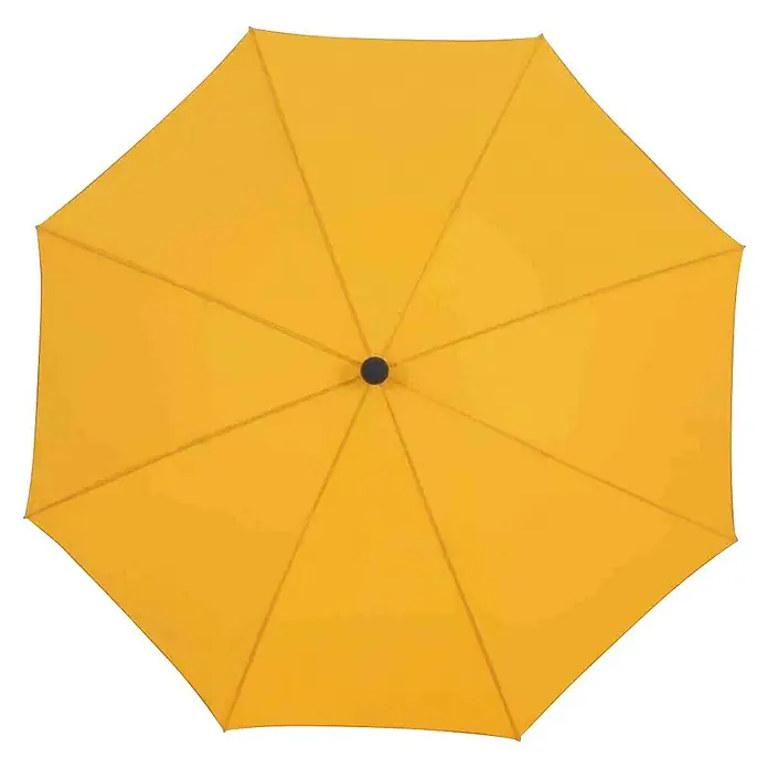 Siena Garden Marktschirm rund City Push - Gelb, Durchmesser Bespannung: 180 cm - Gelber Sonnenschirm von oben, ideal für sonnige Tage im Garten oder auf der Terrasse. Schützt vor direkter Sonneneinstrahlung.
