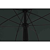 Siena Garden Marktschirm rund City Push (Anthrazit, Durchmesser Bespannung: 180 cm) | BAUHAUS