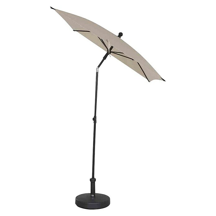Siena Garden Marktschirm City Push (Natur, Bespannungsmaß (L x B): 140 x 210 cm) | BAUHAUS