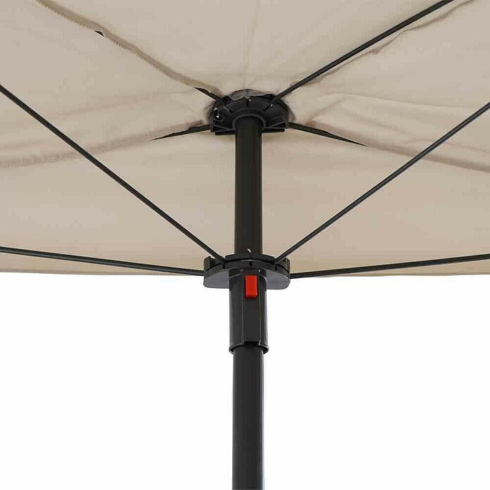 Siena Garden Balkonschirm City Push (Natur, Bespannungsmaß (L x B): 160 x 100 cm) | BAUHAUS