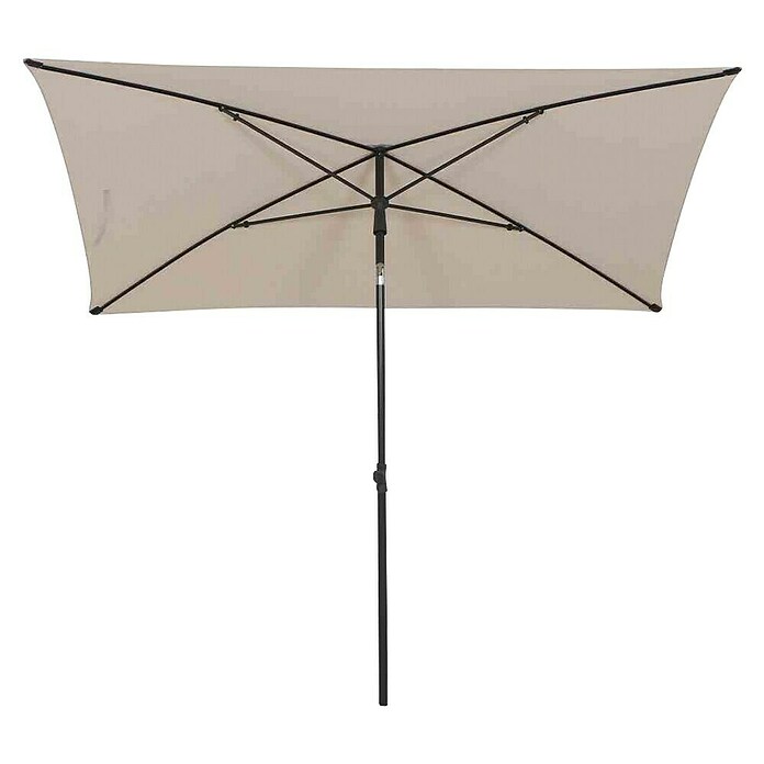 Siena Garden Marktschirm City Push (Natur, Bespannungsmaß (L x B): 140 x 210 cm) | BAUHAUS