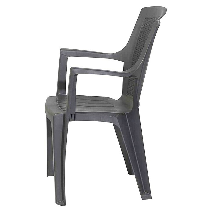 Progarden Stapelstuhl Eden (Stapelbar, Anthrazit, B x T x H: 54 x 46 x 91 cm) | BAUHAUS