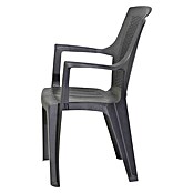 Progarden Stapelstuhl Eden (Stapelbar, Anthrazit, B x T x H: 54 x 46 x 91 cm) | BAUHAUS