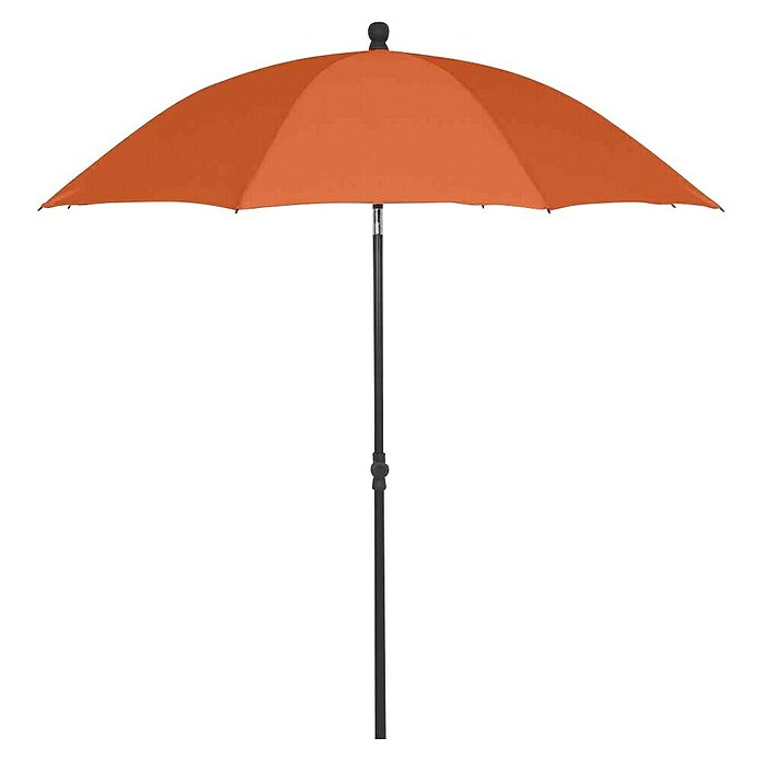 Siena Garden Marktschirm rund City Push (Terracotta, Durchmesser Bespannung: 180 cm) | BAUHAUS