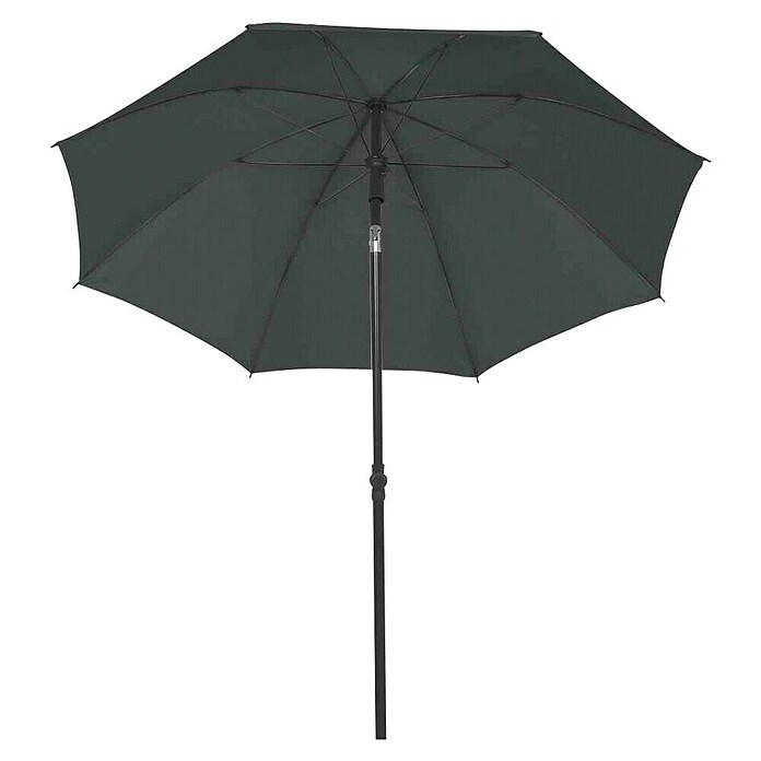 Siena Garden Marktschirm rund City Push (Anthrazit, Durchmesser Bespannung: 180 cm) | BAUHAUS