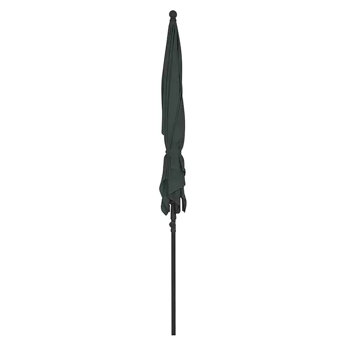 Siena Garden Marktschirm City Push - Anthrazit, Bespannungsmaß (L x B): 140 x 210 cm - Geschlossener Sonnenschirm in Dunkelgrau mit stabilem Ständer, ideal für den Einsatz im Freien und einfachen Transport.