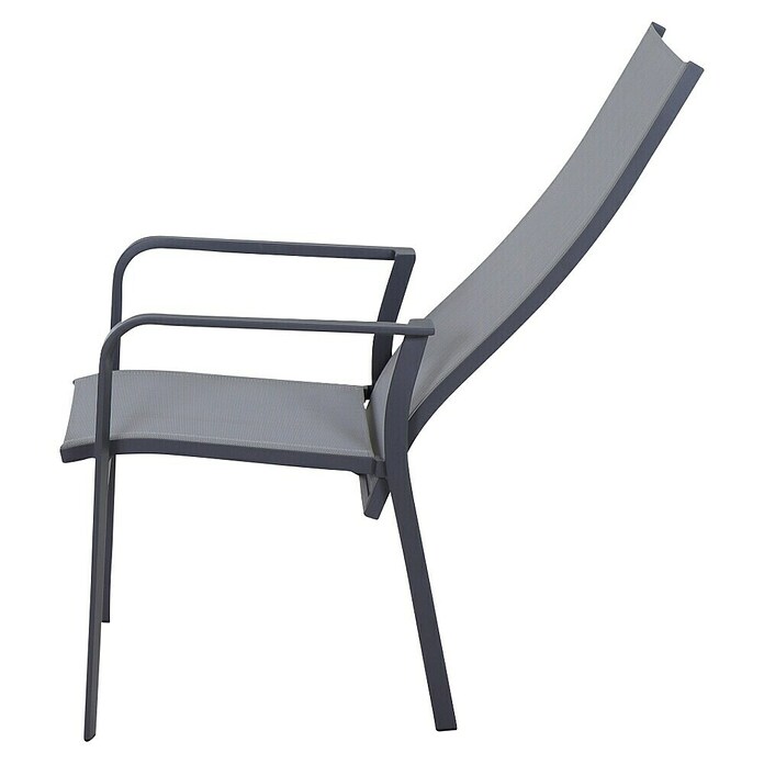 Siena Garden Stapelsessel Carlton (Ranotex-Gewebe, Stapelbar, Anthrazit, B x T x H: 60 x 63 x 113 cm) | BAUHAUS