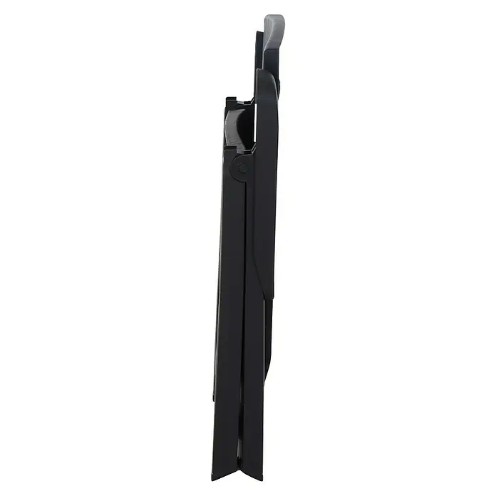 Progarden Klappstuhl Gold - Klappbar, Anthrazit, B x T x H: 57 x 59 x 106 cm - Zusammengeklappter, schwarzer Notenständer. Der Notenständer ist kompakt und leicht zu transportieren und einfach zu verstauen.