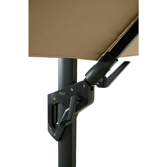 Siena Garden Ampelschirm Fagus N+ (Taupe, Bespannungsmaß (L x B): 300 x 300 cm) | BAUHAUS