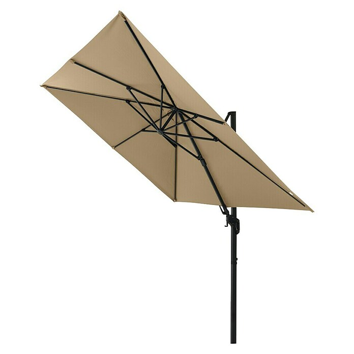 Siena Garden Ampelschirm Fagus N+ (Taupe, Bespannungsmaß (L x B): 300 x 300 cm) | BAUHAUS