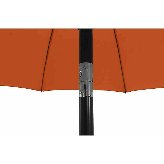 Siena Garden Marktschirm rund City Push (Terracotta, Durchmesser Bespannung: 180 cm) | BAUHAUS