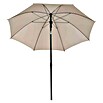 Siena Garden Marktschirm rund City Push (Natur, Durchmesser Bespannung: 180 cm) | BAUHAUS