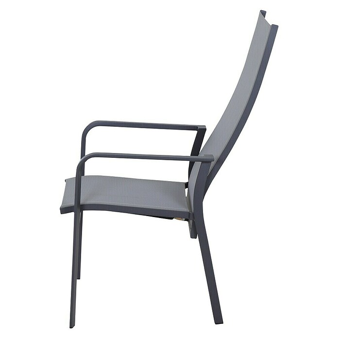 Siena Garden Stapelsessel Carlton (Ranotex-Gewebe, Stapelbar, Anthrazit, B x T x H: 60 x 63 x 113 cm) | BAUHAUS