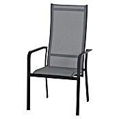 Siena Garden Stapelsessel Carlton (Ranotex-Gewebe, Stapelbar, Anthrazit, B x T x H: 60 x 63 x 113 cm) | BAUHAUS