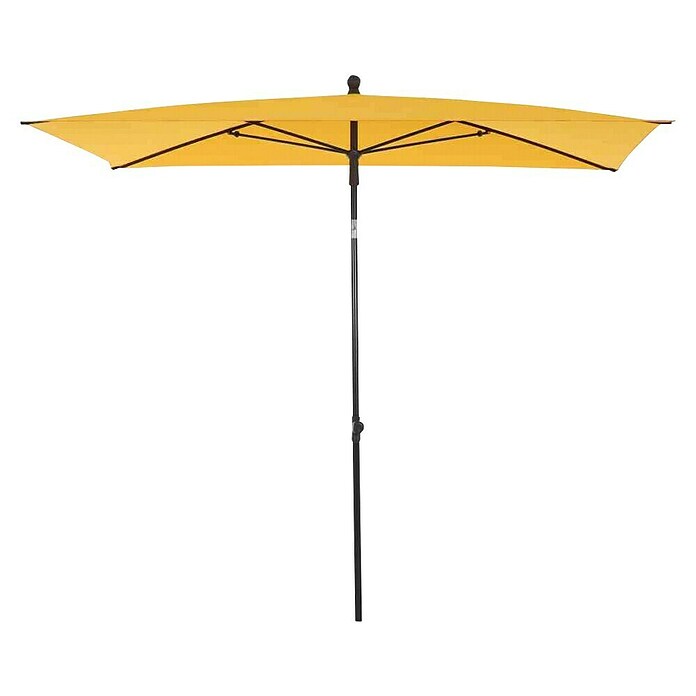 Siena Garden Marktschirm City Push (Gelb, Bespannungsmaß (L x B): 140 x 210 cm) | BAUHAUS