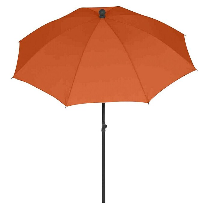 Siena Garden Marktschirm rund City Push (Terracotta, Durchmesser Bespannung: 180 cm) | BAUHAUS