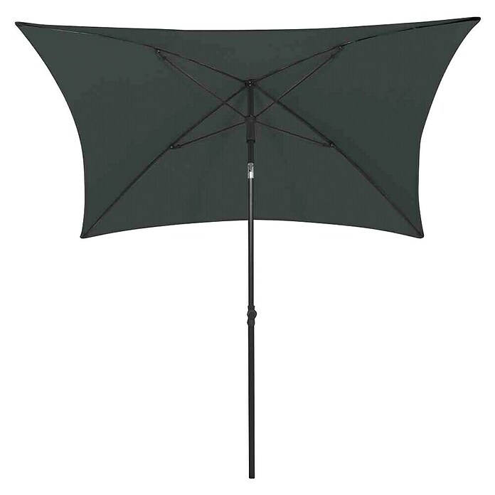 Siena Garden Marktschirm City Push (Anthrazit, Bespannungsmaß (L x B): 180 x 180 cm) | BAUHAUS