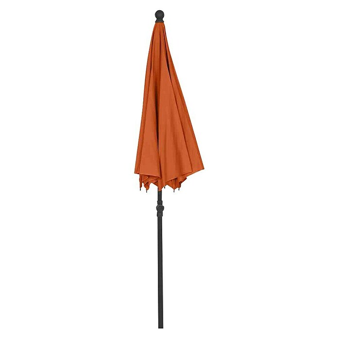 Siena Garden Marktschirm rund City Push (Terracotta, Durchmesser Bespannung: 180 cm) | BAUHAUS