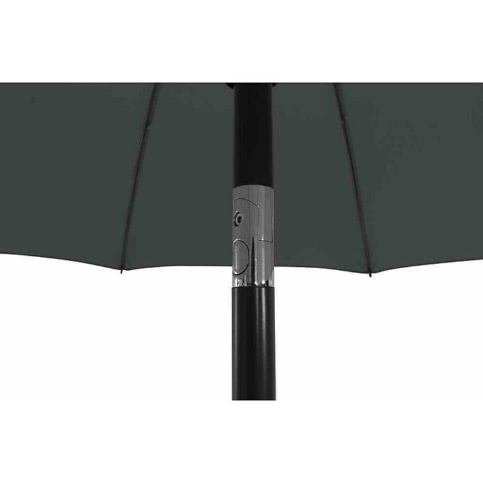 Siena Garden Marktschirm rund City Push (Anthrazit, Durchmesser Bespannung: 180 cm) | BAUHAUS