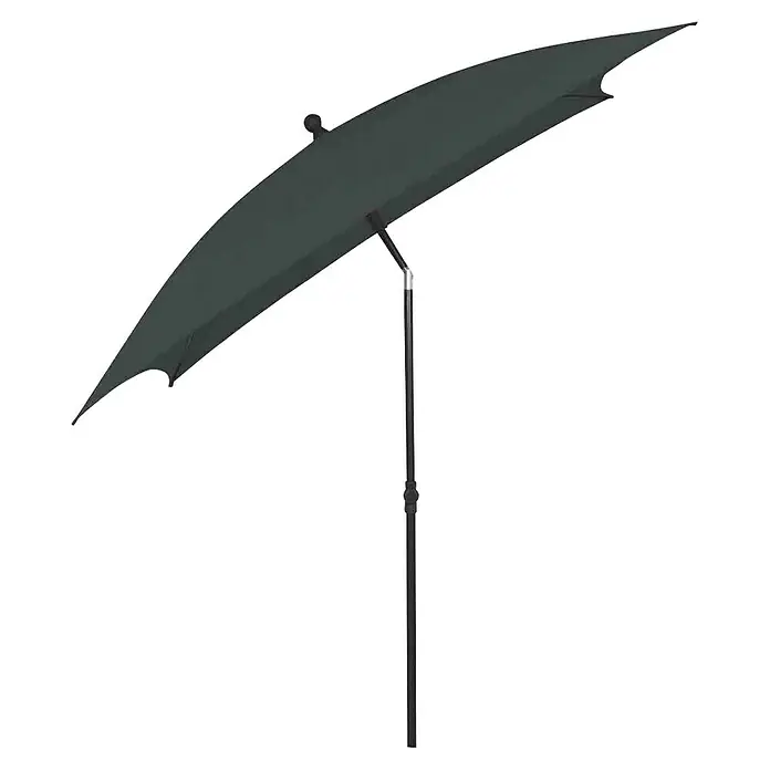 Siena Garden Marktschirm City Push - Anthrazit, Bespannungsmaß (L x B): 180 x 180 cm - Grauer Terrassenschirm mit robustem Gestell spendet Schatten an sonnigen Tagen und sorgt für angenehme Atmosphäre im Freien.
