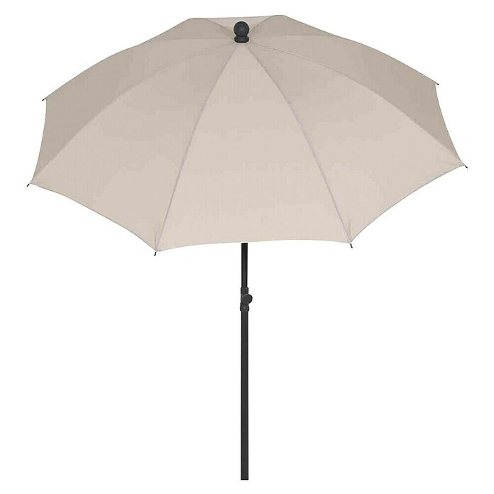 Siena Garden Marktschirm rund City Push (Natur, Durchmesser Bespannung: 180 cm) | BAUHAUS